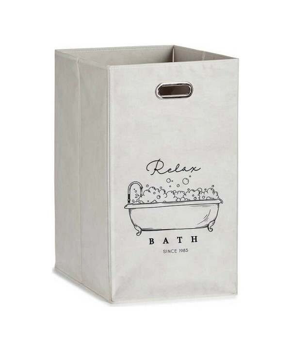 Mehrzweckkorb Berilo Relax Bath Weiß Pappe 60 L 35 x 57 x 35 cm Biegsam