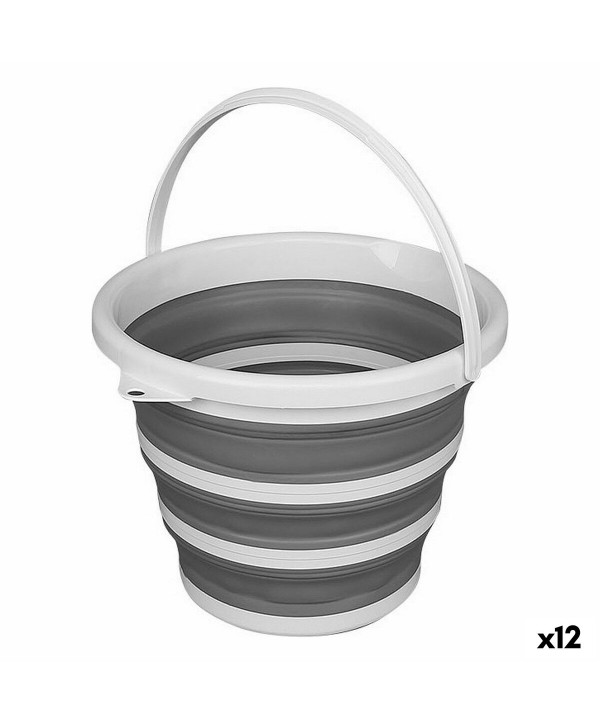 Eimer mit Henkel Confortime 10 L 34 x 33 x 25 cm (12 Stück)
