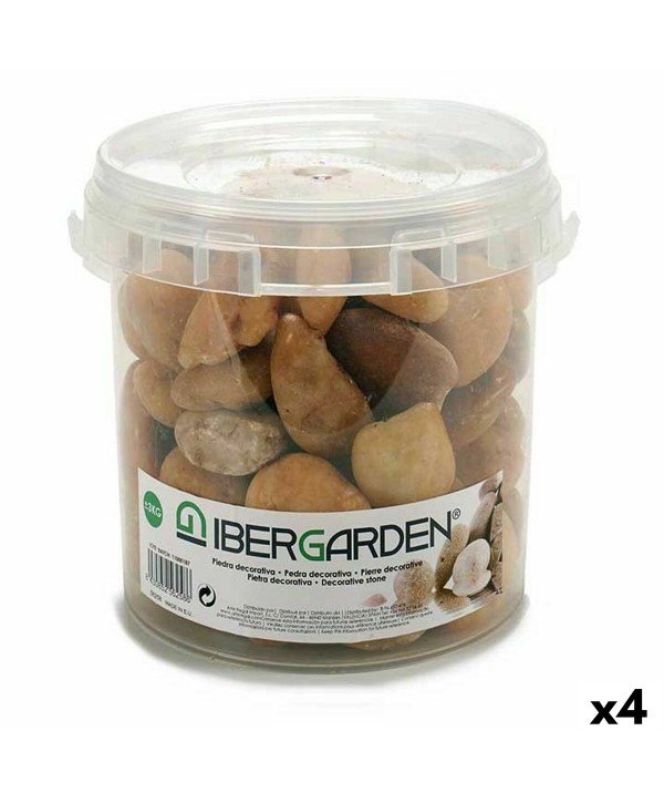 Deko-Steine Ibergarden 3BRM Braun Mittel 3 Kg (4 Stück)