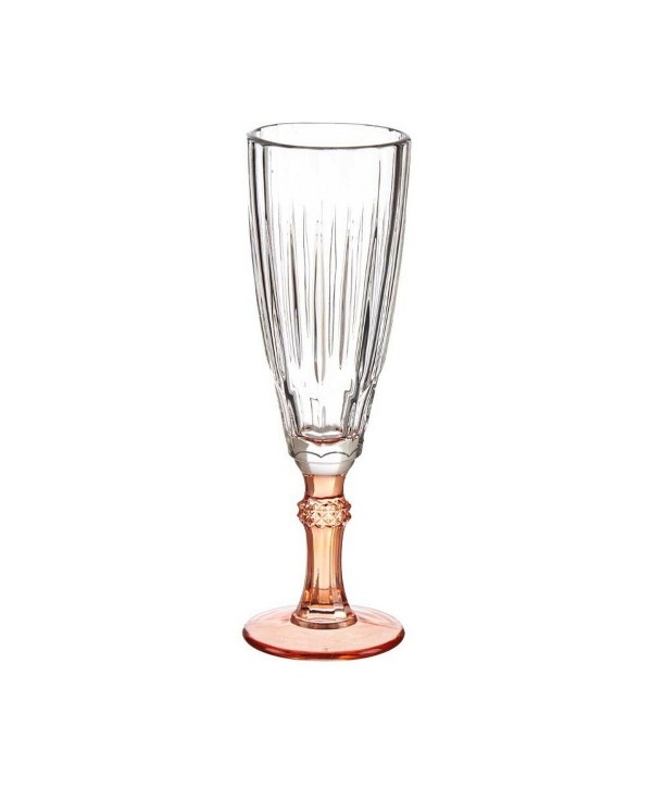 Champagne glass Vivalto Exotic Salmon Crystal 170 ml (6 Units)