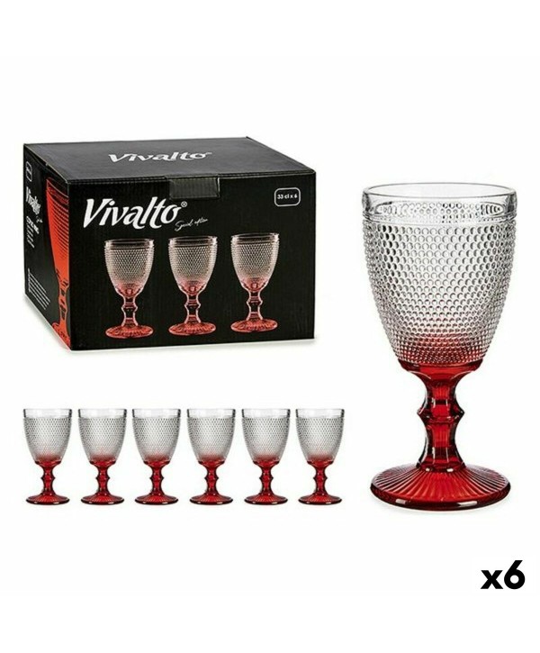 Wine glass Vivalto PR16809B/BHA6 330 ml (6 Units)