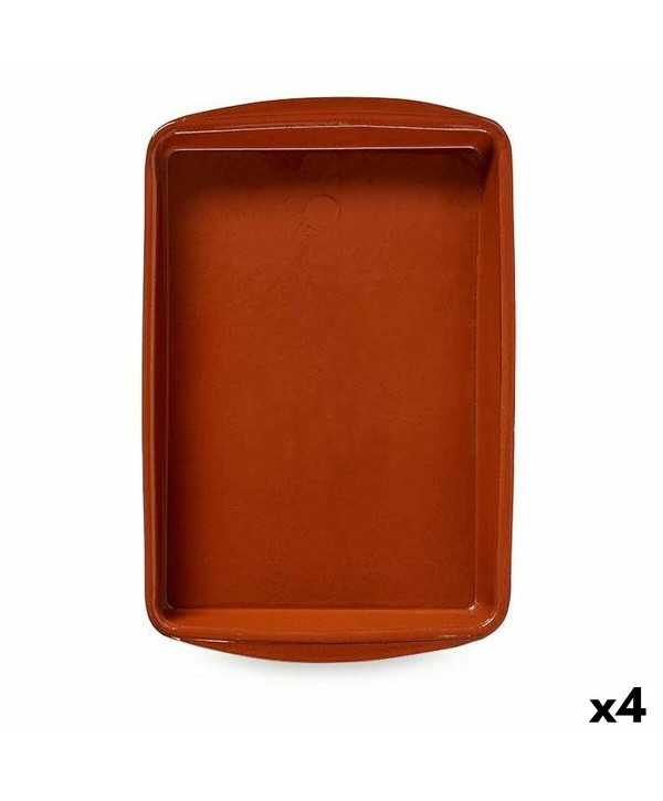 Ofenschüssel Steingut 4 Stück 40 x 5 x 26,5 cm