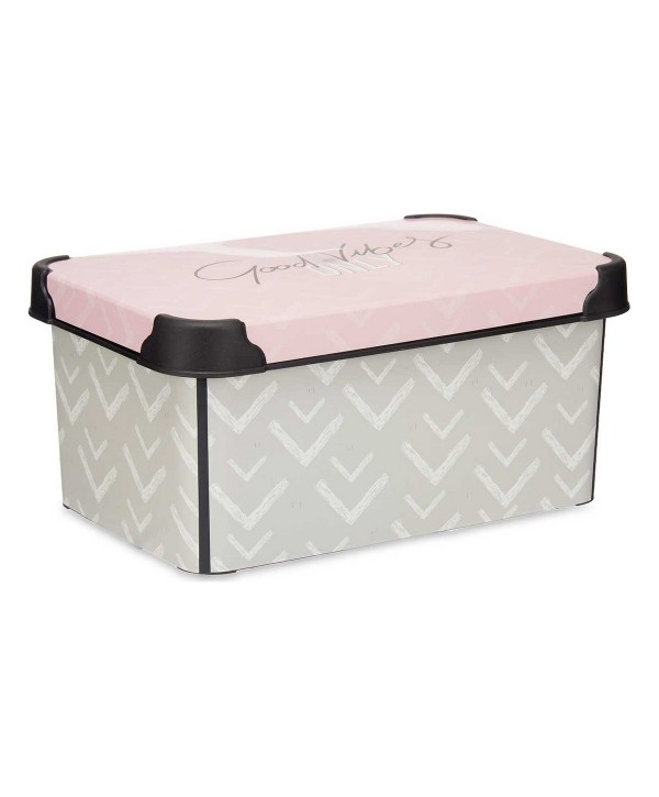Aufbewahrungsbox Kipit Vibes Rosa Kunststoff 5 L 19 x 13,5 x 29,5 cm