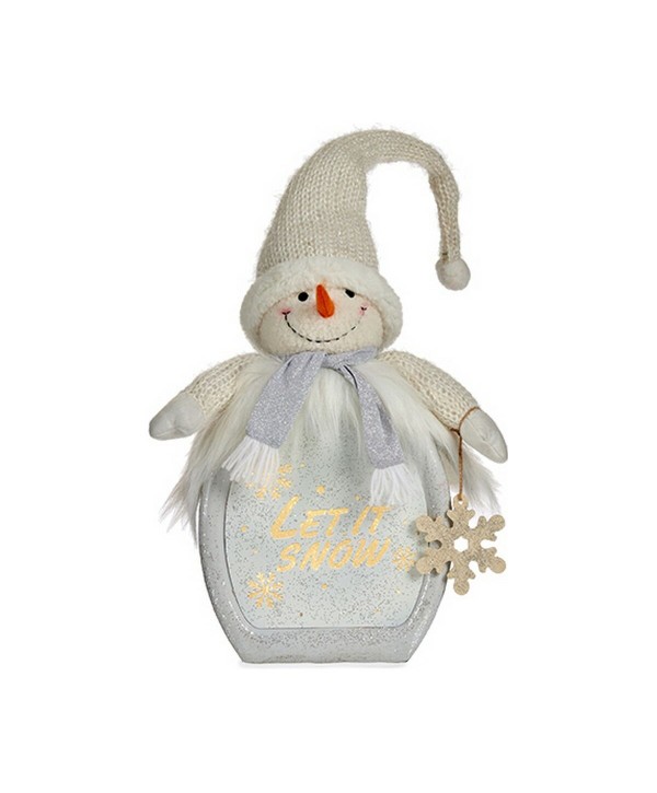 Deko-Figur Schneemann Weiß 15 x 65,5 x 27 cm
