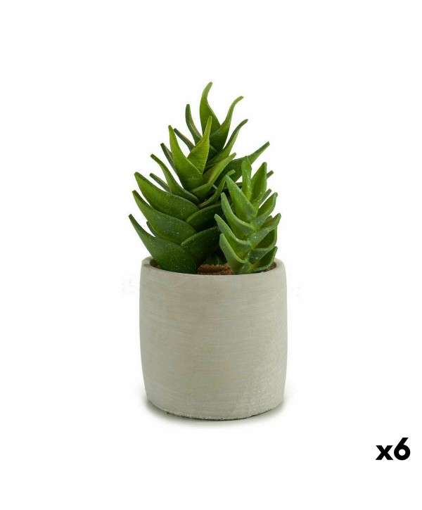 Decorative Plant Ibergarden YCX17941 Plastic Succulent 12 x 24 x 12 cm (6 Units)