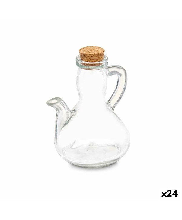 Ölfläschchen Vivalto YHP-027/BHA1 Durchsichtig Glas 12 x 14,5 x 9,5 cm (24 Stück)