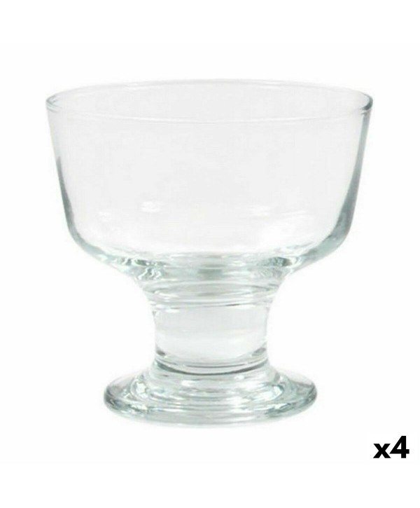Ice Cream and Milk Shake Glass LAV Destina 280 ml 0,28 l Ice cream 6 Pieces (4 Units)