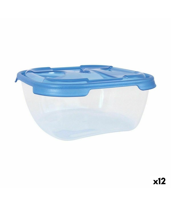 Lunchbox-Set Tontarelli Nuvola 1 L Blau karriert 3 Stücke (12 Stück)