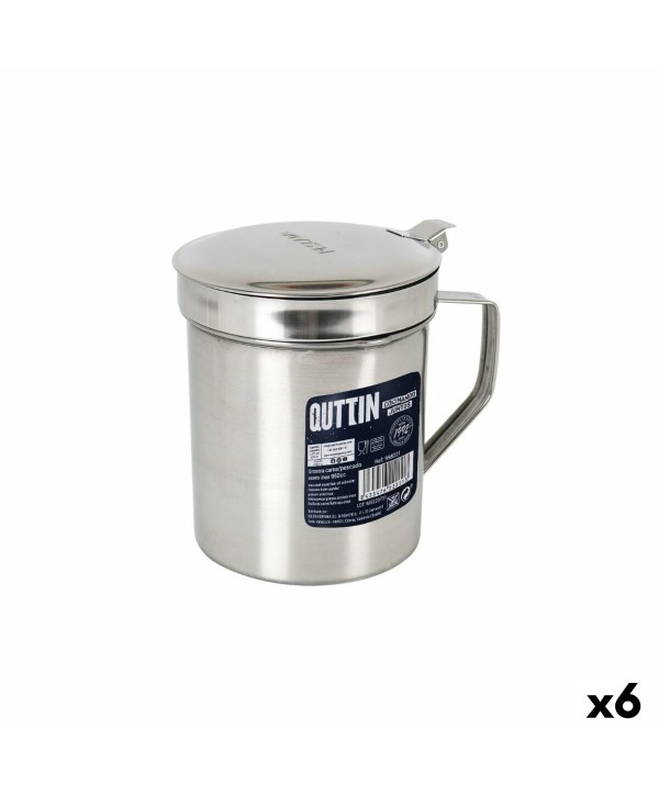 Salad Bowl Privilege 950 ml Stainless steel 15 x 12 x 14 cm (6 Units)