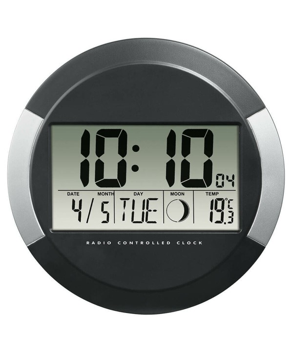 Wanduhr Hama PP-245 Schwarz Kunststoff Moderne