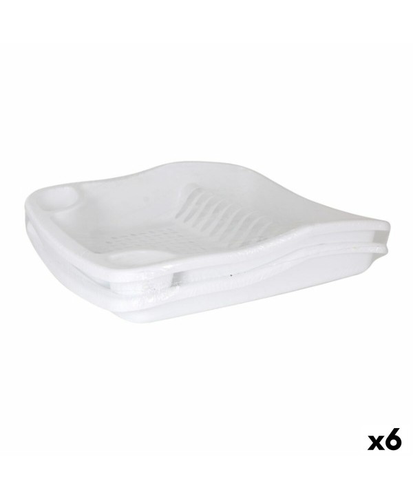 Drainer Dem Bloom Tray White 40 x 39 x 9,3 cm (6 Units)