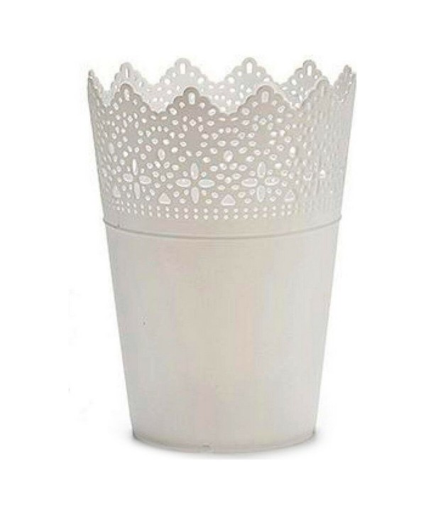 Planter Ibergarden White Plastic 15 x 18 x 15 cm