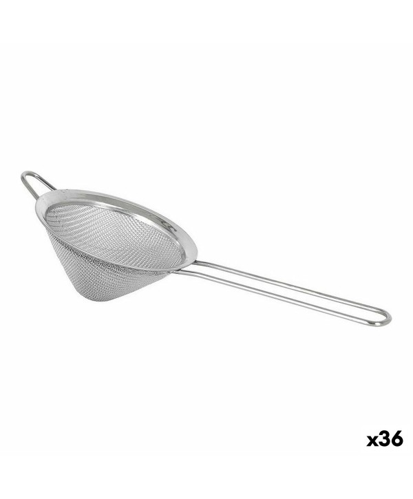 Stainless Steel Colander Quttin Conical Stainless steel (36 Units) (10 cm)